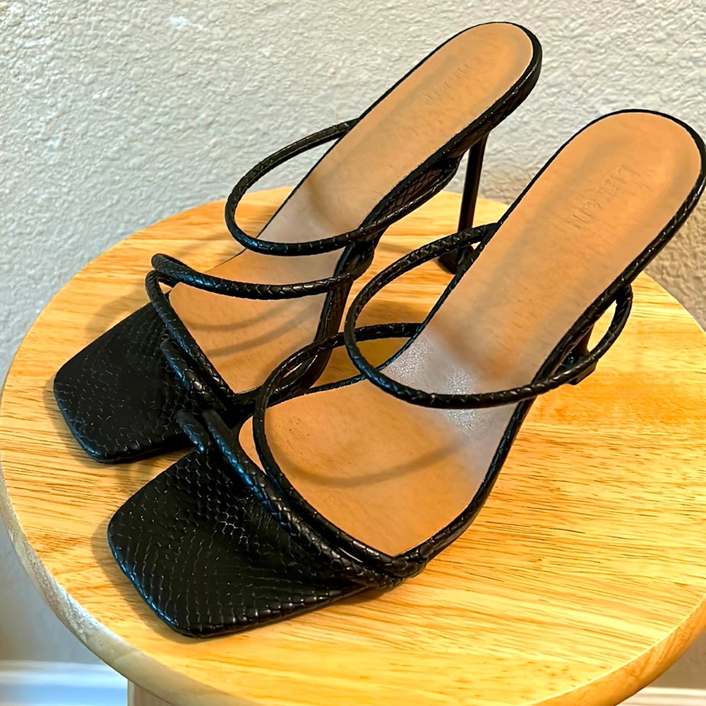 Black Open Toe Sandal